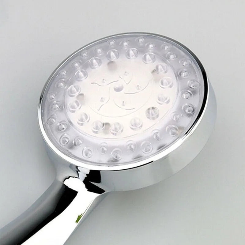 7 Colors Changing LED Shower Head Rainfall Shower Sprayer High Pressure Handheld Water Saving Showerhead Bathroom Accessories