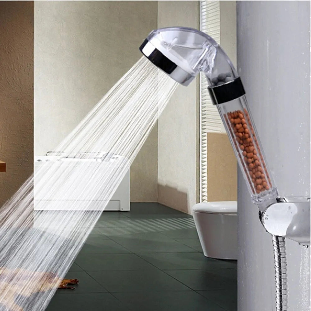 Bathroom Water Therapy Shower Negative Ion SPA Shower Head Water Saving Rainfall Shower Filter Head High Pressure Bath Spray