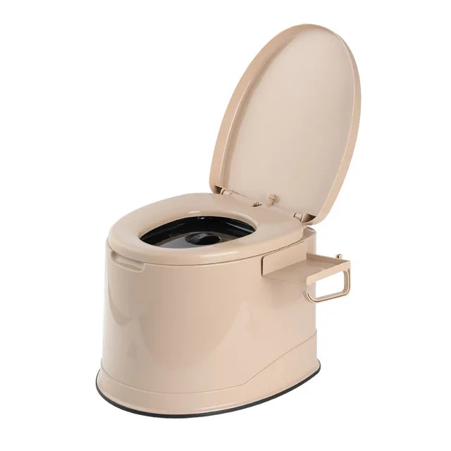 Cblah Portable Toilet Camping Toilet Seat Elderly Compost Toilet Stool Movable Car Thickened Potty for Pregnant Woman Travel