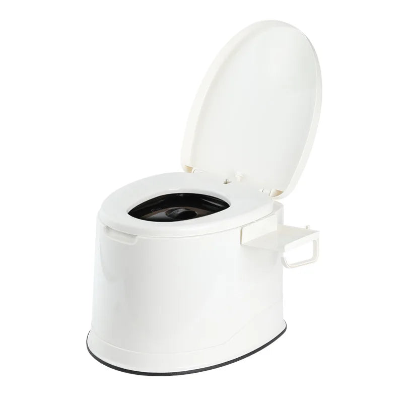 Cblah Portable Toilet Camping Toilet Seat Elderly Compost Toilet Stool Movable Car Thickened Potty for Pregnant Woman Travel