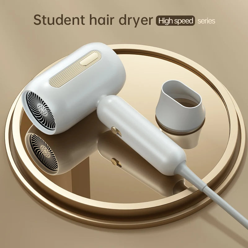 Dual blue light negative ion hair dryer fast drying, hair care  overheating protection  suitable for home and travel