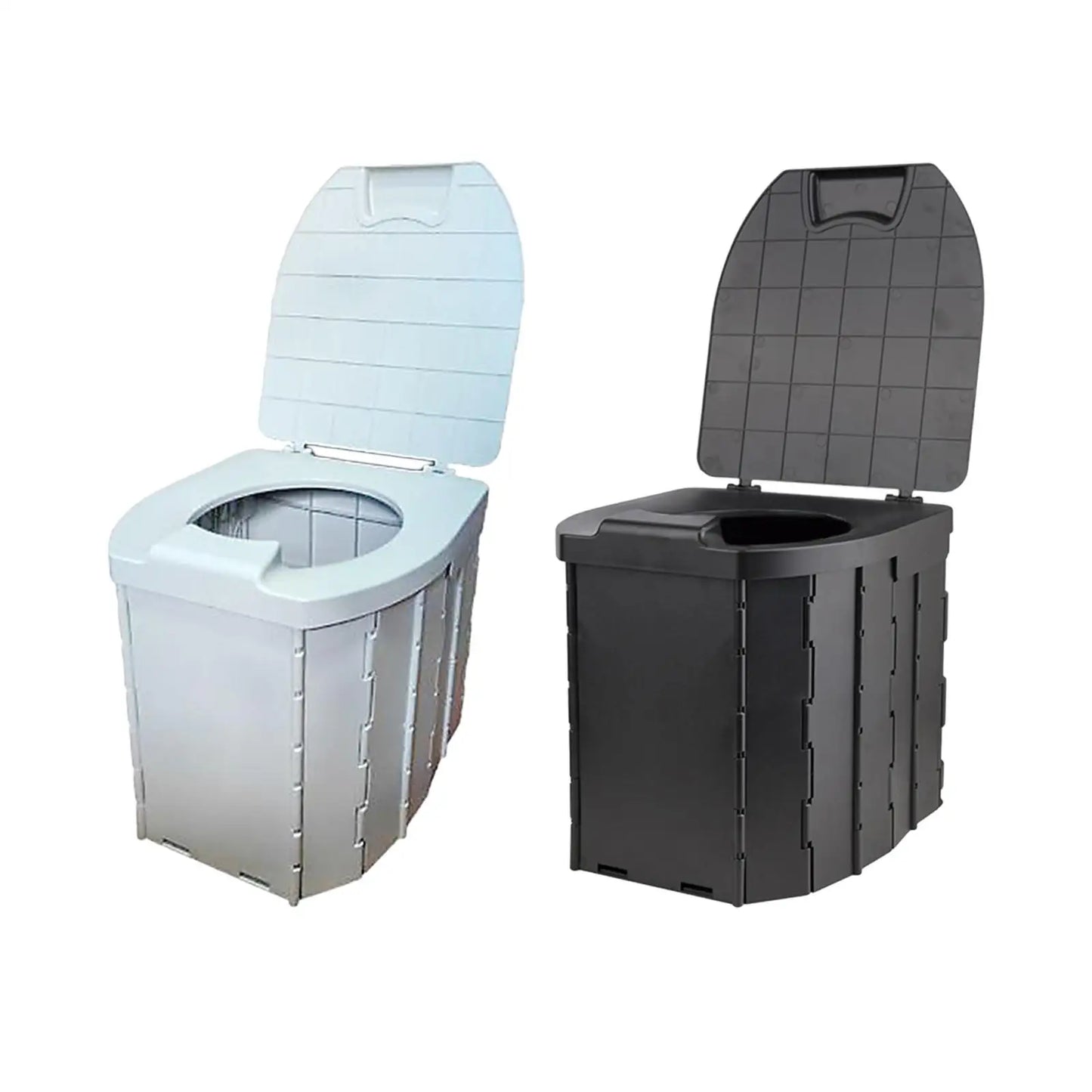 Folding Camping Toilet Adults Portable Toilet Emergency Toilet Outdoor Travel