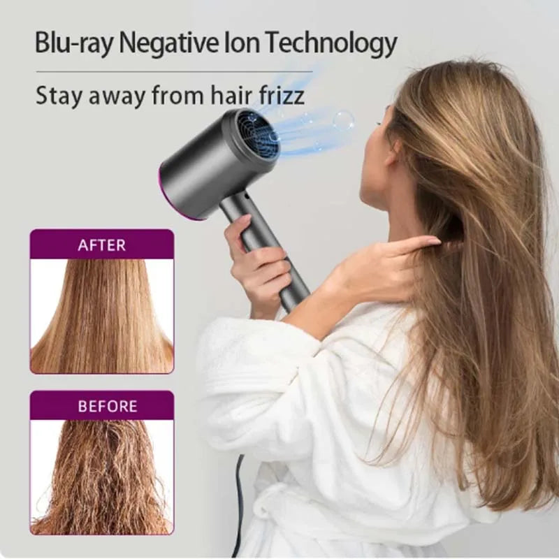 Hair Dryer Professional Negative Ionic Hair Care High-Speed Low Noise And Quick Drying Hair Dryer Suitable For Home Salons