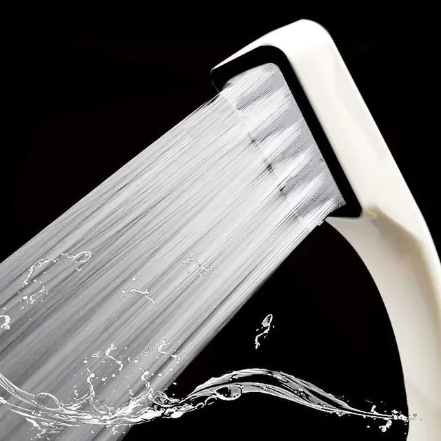 Pressurized 300 Holes Single Head Hand Hold Square Shower Head Water Saving Rainfall Spray Nozzle Bathroom Accessories